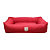 Cama Pet Retangular Aerado Vermelho Para Cães e Gatos P - Imagem 1