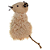 Brinquedo de Sisal com Catnip Ratinho Peludo - Imagem 1