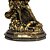 Imagem Arcanjo São Miguel Resina Nacional Bronze Velho 21 cm - Imagem 2
