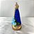 IMAGEM NOSSA SENHORA APARECIDA PÉROLA AZUL COM FLORES 14CM - Imagem 2