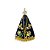 IMAGEM NOSSA SENHORA APARECIDA COM MANTO E COROA 20CM GESSO - Imagem 1