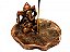 Incensário de resina Pratinho Folha Ganesha 8cm - Imagem 1