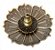 INCENSÁRIO FLOR DE LÓTUS METAL BRONZE COBRE 9CM desmontavel - Imagem 1