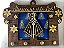PORTA CHAVES Parede NOSSA SENHORA APARECIDA 14CM Chaveiros - Imagem 2