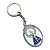 CHAVEIRO PRATEADO PEROLADO OVAL RESPLENDOR STRASS APARECIDA - Imagem 1