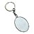 CHAVEIRO PRATEADO PEROLADO OVAL RESPLENDOR STRASS APARECIDA - Imagem 3