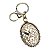 CHAVEIRO DOURADO ESPÍRITO SANTO OVAL STRASS RELIGIOSO SANTO - Imagem 5