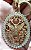 CHAVEIRO DOURADO ESPÍRITO SANTO OVAL STRASS RELIGIOSO SANTO - Imagem 2