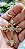 CHAVEIRO DOURADO STRASS CRUZ RELIGIOSO GRANDE SANTO SANTA - Imagem 2