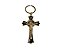 CHAVEIRO CRUZ SÃO BENTO DOURADO PRETO RELIGIOSO SANTA SANTO - Imagem 1