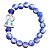 PULSEIRA AZUL 10MM NOSSA SENHORA APARECIDA RESPLENDOR STRASS - Imagem 1