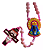 TERÇO INFANTIL ROSA Nossa Senhora Aparecida E Jesus CAIXINHA - Imagem 3