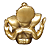 Ganesha 10cm Resina DOURADO Deus Da Prosperidade E Sabedoria - Imagem 2