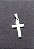 PINGENTE AÇO INOX PRATEADO CRUZ ORAÇÃO VAZADA NA LATERAL - Imagem 6