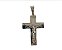 PINGENTE AÇO INOX PRATEADO CRUZ RELEVO ORAÇÃO JESUS crucifix - Imagem 6