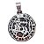 PINGENTE Aço INOX PRATEADO REDONDO SIGNO Sagitario 2,5 cm - Imagem 4