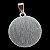 PINGENTE Aço INOX PRATEADO REDONDO SIGNO AQUARIO 2,5 cm - Imagem 6