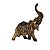 Elefante Indiano resina Sorte Ouro Velho 10 cm fortuna - Imagem 4