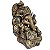 Estatua Ganesha resina 19cm Marrom Prosperidade E Sabedoria - Imagem 3