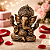 Estatua Ganesha resina 19cm Marrom Prosperidade E Sabedoria - Imagem 5