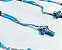 TERÇO PULSEIRA INFANTIL AZUL CATÓLICO APARECIDA CRUZ JESUS - Imagem 2