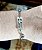 Pulseira religiosa Aço Inox Prateada Plaquinha Vazada Fé - Imagem 4