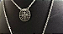 Escapulário religioso inox santo medalha São Bento Vazado - Imagem 2