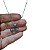 COLAR AÇO INOX 50CM PRATEADO MEDALHA Coracao Vazado - Imagem 7