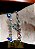 Pulseira Aco Inox Prateada Dupla Olho Grego Pingente Cruz - Imagem 3