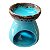 Difusor AROMATIZADOR RECHO PORCELANA azul AROMATERAPIA 9 cm - Imagem 2