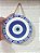 Quadro MANDALA Enfeite de Parede Porcelana Olho Grego AZUL - Imagem 4