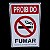 Placa DE Sinalização PROIBIDO FUMAR 20 X 30 CM - Imagem 2