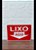 Placa DE Sinalização LIXO AQUI 20 X 30 CM VERMELHO - Imagem 4