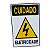 Placa DE Sinalização CUIDADO ELETRICIDADE 20 X 30 CM - Imagem 1