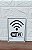 Placa de Sinalização WI FI 15x20 cm SENHA BRANCO - Imagem 3