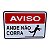 Placa DE Sinalização ANDE NÃO CORRA 20 X 30 CM - Imagem 1