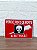 Placa DE Sinalização RISCO DE MORTE ALTA TENSÃO 20 X 30 CM - Imagem 3