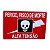 Placa DE Sinalização RISCO DE MORTE ALTA TENSÃO 20 X 30 CM - Imagem 1