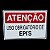 Placa DE Sinalização ATENCAO USO OBRIGATORIO DE EPI`S 20X30 - Imagem 2