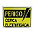 Placa de Sinalização PERIGO CERCA ELETRIFICADA 15x20 cm - Imagem 3