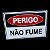 Placa DE Sinalização PERIGO NÃO FUME 20 X 30 CM - Imagem 3