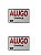 KIT 4 PlacaS DE Sinalização 30x20 FRASE Alugo, locação - Imagem 3