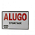 KIT 2 PlacaS DE Sinalização 30x20 FRASE Alugo, locação - Imagem 2
