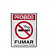 KIT 4 PlacaS DE Sinalização 30x20 Proibido Fumar - Imagem 2