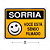 10 PlacaS Sinalização 15x20 Sorria VOCÊ Está Sendo Filmado - Imagem 3