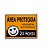 KIT 10 PlacaS de Sinalização 15x20 área Protegida 24 Horas - Imagem 2