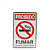 KIT 4 PlacaS DE Sinalizacão 20x15 Proibido Fumar C/ NFE - Imagem 2