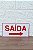 Placa de Sinalização saida seta para direita 10x30 cm - Imagem 3