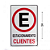 KIT 2 PlacaS DE Sinalização 30x20 Estacionamento Clientes - Imagem 3