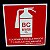 Placa de Sinalização fotoluminescente EXTINTOR BC CO2 15X15 - Imagem 2